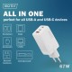 Зарядний пристрій Digitus 2xUSB-C + 1xUSB 67W GaN (DA-10303) Зарядний пристрій Digitus 2xUSB-C + 1xUSB 67W GaN (DA-10303)