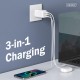 Зарядний пристрій Digitus 2xUSB-C + 1xUSB 67W GaN (DA-10303) Зарядний пристрій Digitus 2xUSB-C + 1xUSB 67W GaN (DA-10303)