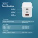 Зарядний пристрій Digitus 2xUSB-C + 1xUSB 67W GaN (DA-10303) Зарядний пристрій Digitus 2xUSB-C + 1xUSB 67W GaN (DA-10303)