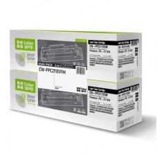 Картридж ColorWay Pantum (PC-211EV) P2200/2207/2506/M6500/M6607 Black, DUAL PACK (CW-PPC211EVFM) - Фото