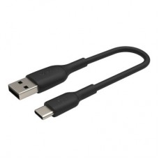 Дата кабель USB 2.0 AM to USB-C 0.15m 15 W PVC black Belkin (CAB001BT0MBK) - Фото
