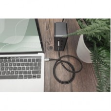 Дата кабель USB-C to USB-C 1.0m USB 4.0 black Digitus (DB-300443-010-S) - Фото