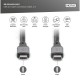 Дата кабель USB-C to USB-C 1.0m USB 4.0 black Digitus (DB-300443-010-S) Дата кабель USB-C to USB-C 1.0m USB 4.0 black Digitus (DB-300443-010-S)