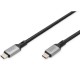 Дата кабель USB-C to USB-C 3.0m USB 4.0 black Digitus (DB-300443-030-S)