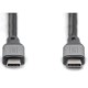 Дата кабель USB-C to USB-C 3.0m USB 4.0 black Digitus (DB-300443-030-S) Дата кабель USB-C to USB-C 3.0m USB 4.0 black Digitus (DB-300443-030-S)