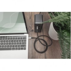 Дата кабель USB-C to USB-C 3.0m USB 4.0 black Digitus (DB-300443-030-S) - Фото