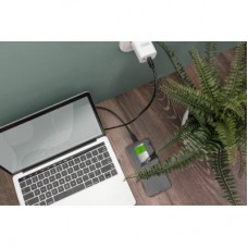 Дата кабель USB 2.0 AM to USB-C 3.0m black Digitus (AK-300148-030-S) - Фото
