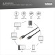 Дата кабель USB 2.0 AM to USB-C 3.0m black Digitus (AK-300148-030-S) Дата кабель USB 2.0 AM to USB-C 3.0m black Digitus (AK-300148-030-S)