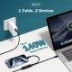 Дата кабель USB-C to 2xUSB-C 1.8m 140W black Digitus (AK-300170-018-S) Дата кабель USB-C to 2xUSB-C 1.8m 140W black Digitus (AK-300170-018-S)