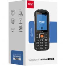 Мобільний телефон Ergo E242 Black - Фото