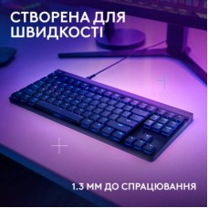 Клавіатура Logitech G515 TKL Cored GL Tactile RGB USB UA Black (920-014133) - Фото