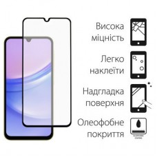 Чохол для мобільного телефона Dengos Kit for Samsung Galaxy A25 5G case + glass (Black) (DG-KM-65) - Фото