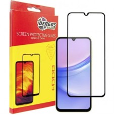 Чохол для мобільного телефона Dengos Kit for Samsung Galaxy A25 5G case + glass (Black) (DG-KM-65) - Фото