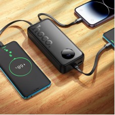 Батарея універсальна HOCO 20000 mAh, PD/20W, 22.5W, Black (J132A/42067/Black) - Фото