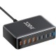 Зарядний пристрій Essager 4xUSB-C + 4xUSB 320 W GaN (EZC320W-QJB0G-Z)