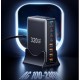 Зарядний пристрій Essager 4xUSB-C + 4xUSB 320 W GaN (EZC320W-QJB0G-Z)