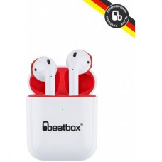 Наушники BeatBox PODS AIR 2 Wireless Charging White-Red (bbpair2wcwr) - Фото