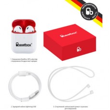 Наушники BeatBox PODS AIR 2 Wireless Charging White-Red (bbpair2wcwr) - Фото
