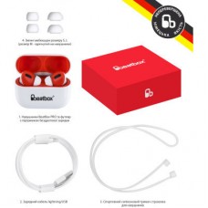 Наушники BeatBox PODS PRO 1 Wireless Charging White-Red (bbppro1wcwr) - Фото