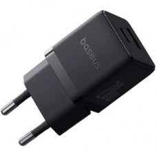 Зарядний пристрій Baseus 1xUSB-C PD20W + 1xUSB + cable USB-C to USB-C white (P10111608113-01) - Фото