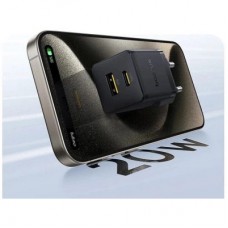Зарядний пристрій Baseus 1xUSB-C PD20W + 1xUSB + cable USB-C to USB-C white (P10111608113-01) - Фото
