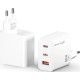 Зарядное устройство Grand-X GaN 2xUSB-C + 1xUSB 65W PD3.0 QC4.0 AFC SCP FCP white (CH-990W) Зарядное устройство Grand-X GaN 2xUSB-C + 1xUSB 65W PD3.0 QC4.0 AFC SCP FCP white (CH-990W)