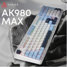 Клавіатура Ajazz AK980 MAX Magnetic Switch USB UA White/Blue (AK980-MAX-M-BWDB) Клавіатура Ajazz AK980 MAX Magnetic Switch USB UA White/Blue (AK980-MAX-M-BWDB) - Фото