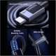 Дата кабель USB-C to USB-C 3.0m PD60W 3A braided L524 gray Ugreen (55776)