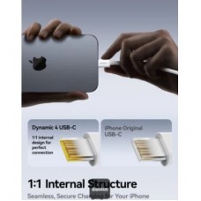 Дата кабель USB-C to USB-C 1.0m 100W 5A Dynamic 4 black Baseus (P10381400111-00) - Фото