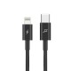Дата кабель USB-C to Lightning 1.0m 60W black Grand-X (CL-08B)