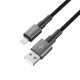Дата кабель USB 2.0 AM to Lightning 1.0m 2.4A black Grand-X (PL-08B) Дата кабель USB 2.0 AM to Lightning 1.0m 2.4A black Grand-X (PL-08B)