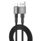 Дата кабель USB 2.0 AM to USB-C 1.0m 3A nylon black Grand-X (PC-08B) Дата кабель USB 2.0 AM to USB-C 1.0m 3A nylon black Grand-X (PC-08B)