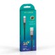 Дата кабель USB 2.0 AM to USB-C 1.0m 3A nylon black Grand-X (PC-08B) Дата кабель USB 2.0 AM to USB-C 1.0m 3A nylon black Grand-X (PC-08B)