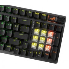 Клавіатура ASUS ROG Strix Scope II X NX Snow V2 ABS USB UA Black (90MP037A-BKMA00) - Фото