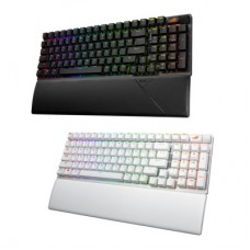 Клавіатура ASUS ROG Strix Scope II X NX Snow V2 ABS USB UA Black (90MP037A-BKMA00) - Фото