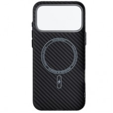 Чохол для мобільного телефона Armorstandart LikeCarbon2 MagCase Apple iPhone 17 Pro Max Carbon Black (ARM86259) - Фото