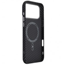 Чохол для мобільного телефона Armorstandart LikeCarbon2 MagCase Apple iPhone 17 Pro Max Carbon Black (ARM86259) - Фото