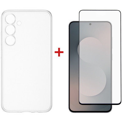 Чохол для мобільного телефона Dengos Samsung Galaxy S25 FE TPU+glass Transparent (DG-KM-172)