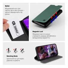 Чехол для мобильного телефона Armorstandart OneFold Case Motorola G06 4G Green (ARM89035) - Фото