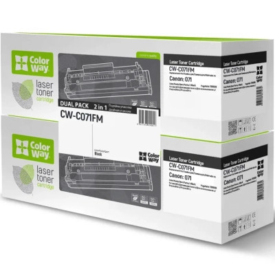 Картридж ColorWay CANON (071) LBP122/MF272 DUAL PACK (CW-C071FM)