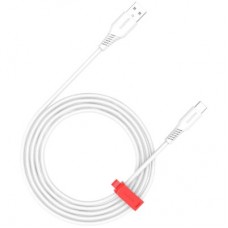 Дата кабель USB 2.0 AM to USB-C 2.0m 18W TPE white Canyon (CNS-AC18SC20W) - Фото