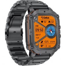Смарт-годинник Gelius Tactical Heavy (GP-SW016) Black Chrome (2099901019097) - Фото
