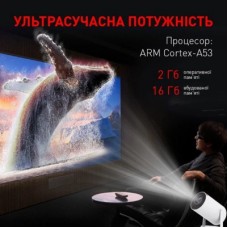 Проєктор AURA SPJ-300 (AU-PRJSPJ300-W) - Фото