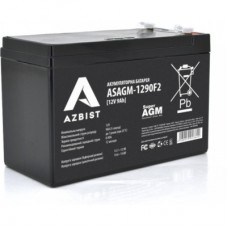 Батарея до ДБЖ AZBIST 12 V 9 Ah Super AGM (ASAGM-1290F2) - Фото