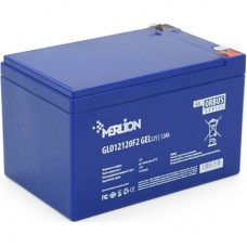 Батарея до ДБЖ Merlion GLO 12 V 12 Ah GEL (GLO12120F2 GEL) - Фото