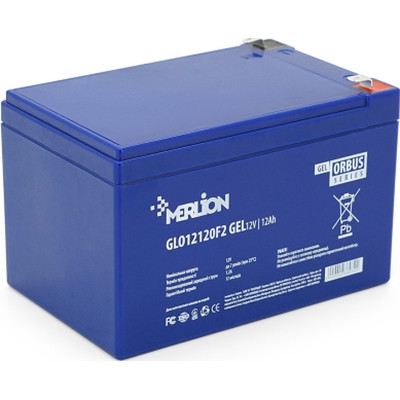Батарея до ДБЖ Merlion GLO 12 V 12 Ah GEL (GLO12120F2 GEL)