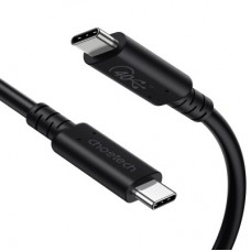 Дата кабель USB-C to USB-C 0.8m USB 4 100W 40Gbps 8K60Hz Choetech (XCC-1028) - Фото