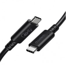 Дата кабель USB-C to USB-C 0.8m USB 4 100W 40Gbps 8K60Hz Choetech (XCC-1028) - Фото