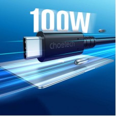 Дата кабель USB-C to USB-C 0.8m USB 4 100W 40Gbps 8K60Hz Choetech (XCC-1028) - Фото