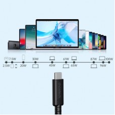 Дата кабель USB-C to USB-C 0.8m USB 4 100W 40Gbps 8K60Hz Choetech (XCC-1028) - Фото